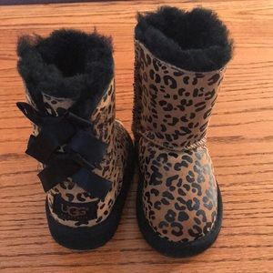 Size 6 Toddler Animal print Uggs